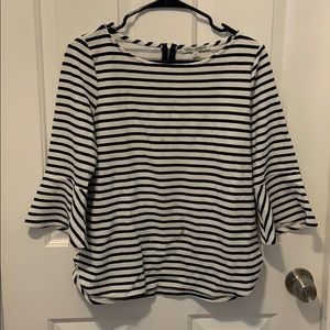 Flare Out Sleeve Blouse